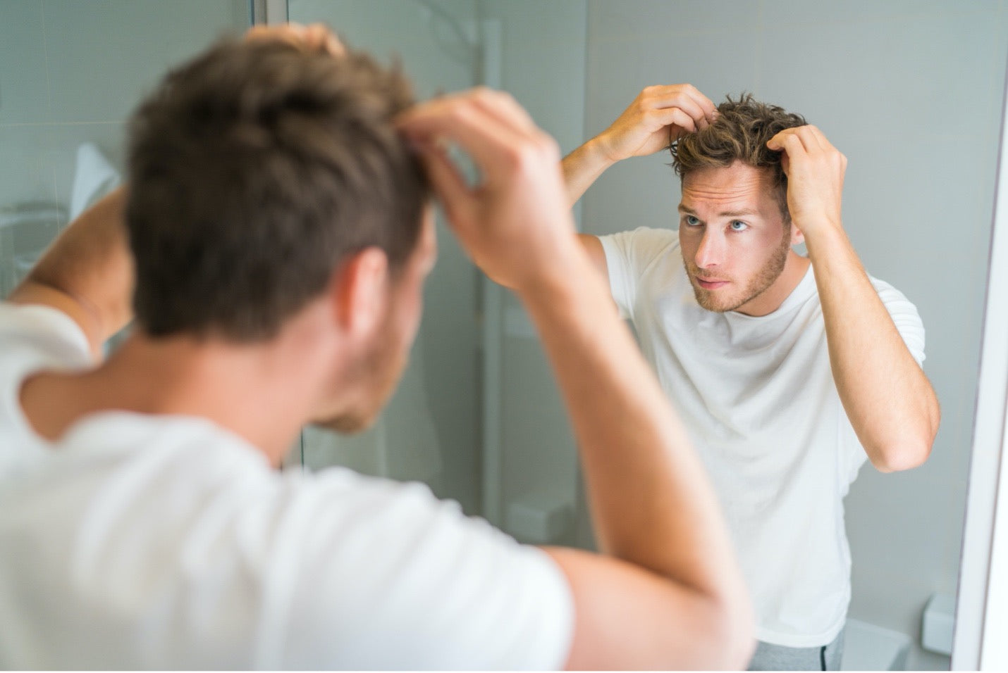 Checking your scalp for scalp psoriasis